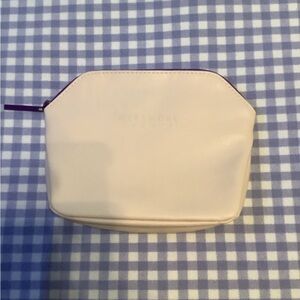 Westmore Beauty Cream Faux Leather Bag NWOT